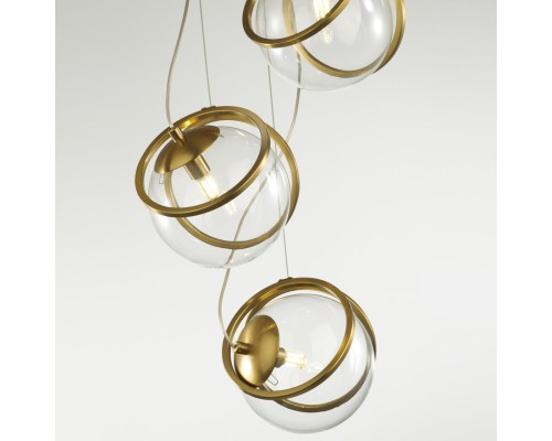 5288/3 SUSPENTIONI LN23 латунь Светильник подвесной G9 3*40W 220V WANDA