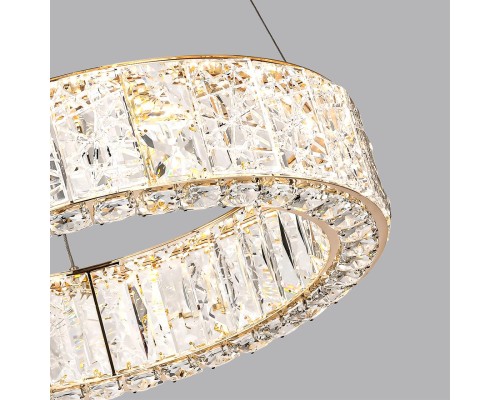 5071/60L HALL ODL24 493 золото/прозрачный/металл/хрусталь/стекло Люстра LED 60W 3700K VERSION