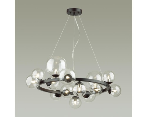 4818/14 MODERN ODL21 199 черный/прозрачный Люстра G9 14*40W TOVI