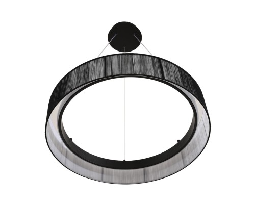 8371/40L LEDIO LN26 258 черный, металл/текстиль/силикон Люстра подвесная LED 40W 3000/4000/6000K 220V KAVA