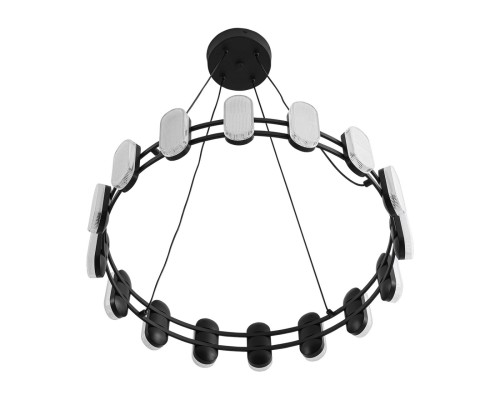 8342/35L LEDIO LN черный/белый металл/акрил Люстра подвесная LED 35W 4000K 220V OVELA