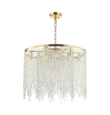 5028/9 MODERN ODL23 429 золотой/прозрачный металл/хрусталь Люстра E14 9*40W CHOKKA