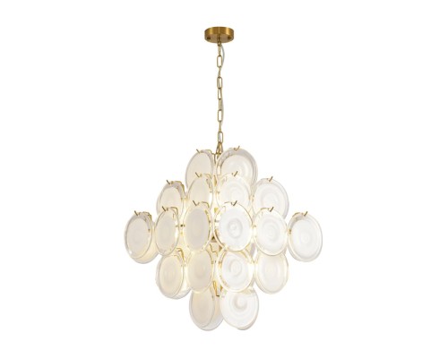 8320/8 MODERNI LN26 137 латунь/белый, металл/стекло Люстра E14 8*40W 220V CHIPSY