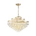 5073/14 HALL (В 2-Х КОРОБКАХ) ODL24 505 золото/прозрачный/металл/хрусталь Люстра E14 14*40W WAYTA