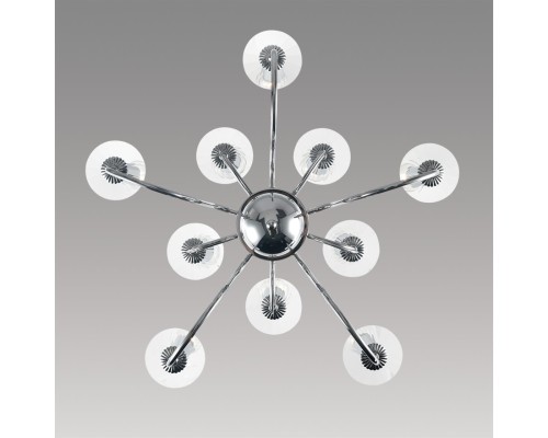 8034/10 CLASSI LN25 хром, металл/стекло Люстра подвесная Е14 10*40W 220V INCANTO