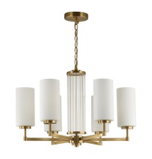 4990/6 HALL ODL23 000 матов. золотой/белый/стекло Люстра E27 6*40W KASALI