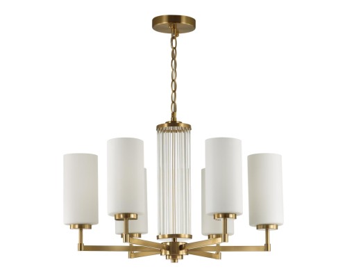 4990/6 HALL ODL23 000 матов. золотой/белый/стекло Люстра E27 6*40W KASALI