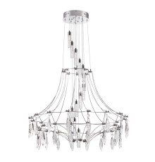 6699/51L CLASSIC ODL_EX25 Люстра хром/металл/хрусталь IP20 LED 51W 4000K FLAMENCO
