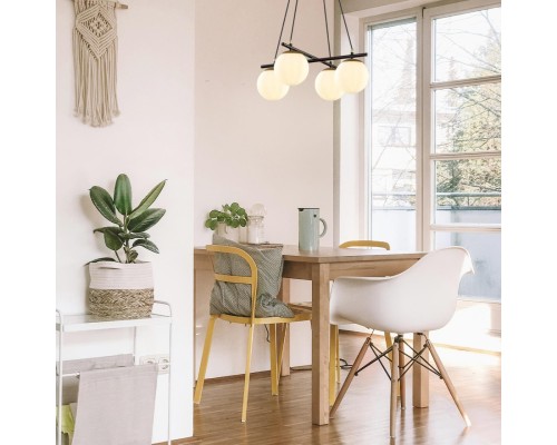 5212/4 MODERNI черный, золотой Люстра E27 4*60W 220V RANDI