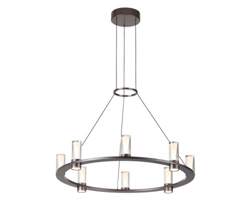 7143/55L HIGHTECH ODL26 513 светильник темный никель/акрилл/металл IP20 LED 45W 4260Лм 3000K 180° 220V DEFANCE