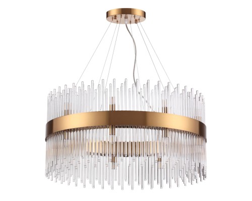 Подвесная люстра Odeon Light 4722/18 Focco бронзовый/стекло/прозрачный G9 18*40 Вт