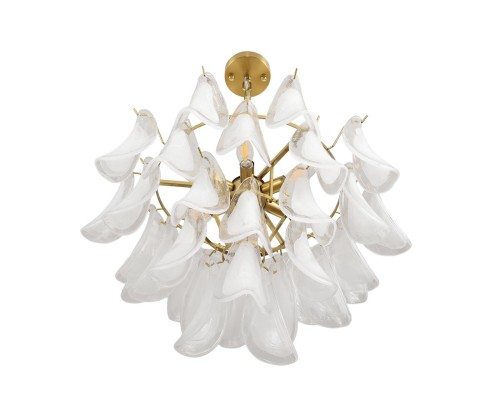 8385/9 NEOCLASSI LN26 141 золото/белый, металл/стекло Люстра E14 9*40W 220V PLUME