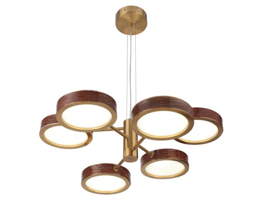 5450/99LB L-VISION ODL_EX26 019 коричневый/античная бронза/металл/керамика/акрил Люстра LED 99W 2000К/3000K/4000K RIVIERA
