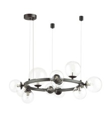 4818/11 MODERN ODL21 199 черный/прозрачный Люстра G9 11*40W TOVI