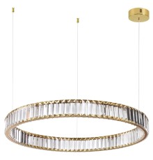 5015/45L L-VISION ODL23 425 золотой/прозрачный металл/хрусталь Люстра LED 45W 4000K 5350Лм VEKIA