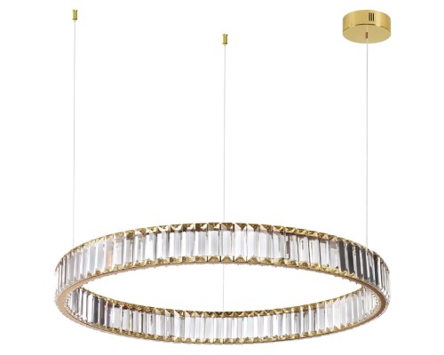 5015/45L L-VISION ODL23 425 золотой/прозрачный металл/хрусталь Люстра LED 45W 4000K 5350Лм VEKIA