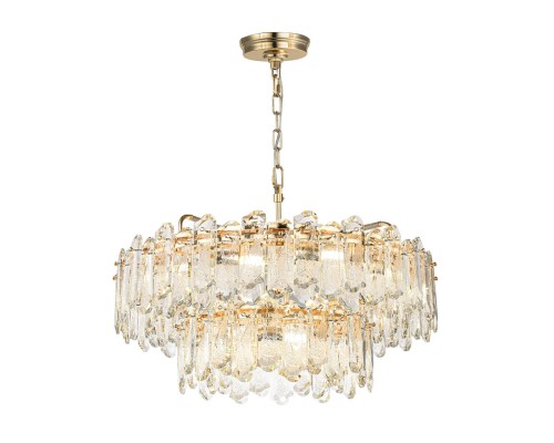 5069/22 HALL (В 2-Х КОРОБКАХ) ODL24 503 золото/прозрачный/металл/хрусталь Люстра E14 22*40W BULLON