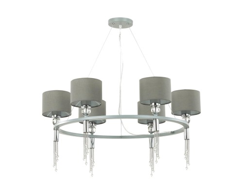 Люстра Lumion 4515/6 хром, серый E27 6*60W 220V SANTIAGO