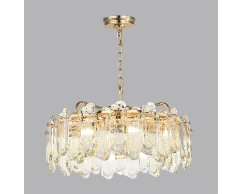 5069/10 HALL ODL24 603 золото/прозрачный/металл/хрусталь Люстра E14 10*40W BULLON