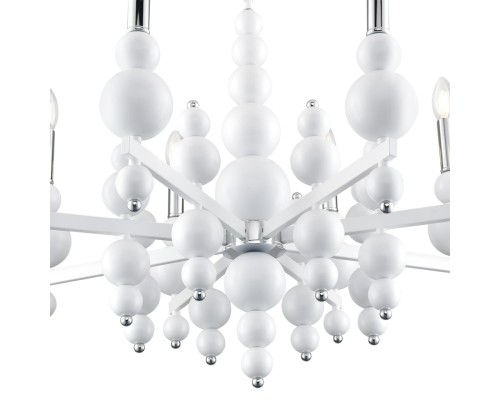 8260/8 MODERNI LN26 126 белый/хром, металл Люстра E14 8*40W 220V NANA