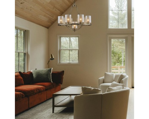 6524/9 COUNTY LN23 000 античная латунь Люстра E27 9*60W 220V RIVERLY