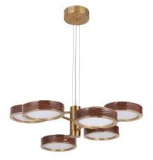 5450/99LB L-VISION ODL_EX26 019 коричневый/античная бронза/металл/керамика/акрил Люстра LED 99W 2000К/3000K/4000K RIVIERA