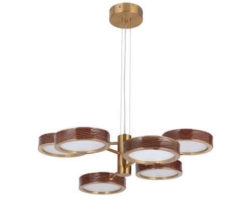 5450/99LB L-VISION ODL_EX26 019 коричневый/античная бронза/металл/керамика/акрил Люстра LED 99W 2000К/3000K/4000K RIVIERA