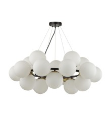 6508/20 MODERNI LN23 121 чёрный, белый, бронза Люстра E14 20*40W 220V MELONA