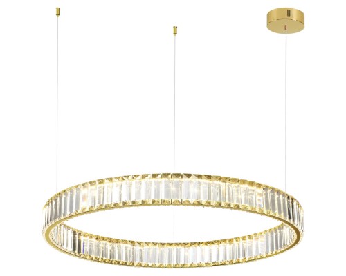 5015/45L L-VISION ODL23 425 золотой/прозрачный металл/хрусталь Люстра LED 45W 4000K 5350Лм VEKIA