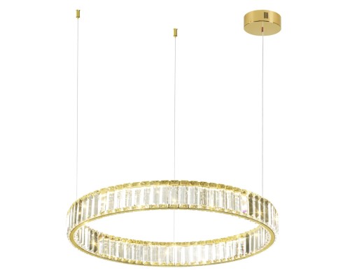 5015/36L L-VISION ODL23 425 золотой/прозрачный металл/хрусталь Люстра LED 36W 4000K 4280Лм VEKIA