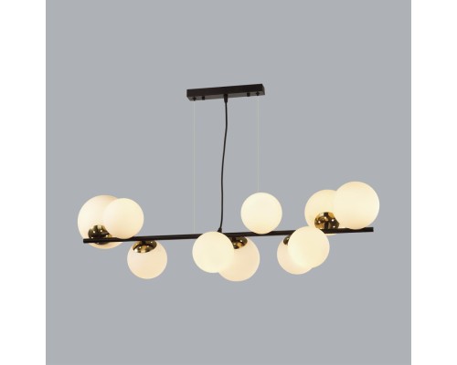 6508/10 MODERNI LN23 121 чёрный, белый, бронза Люстра E14 10*40W 220V MELONA