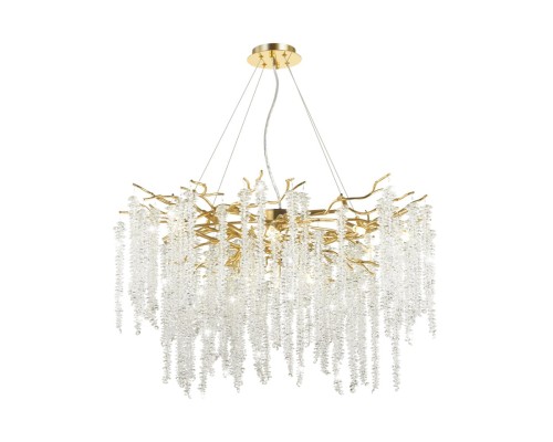 5005/14 HALL ODL23 487 золотой/прозрачный металл/хрусталь Люстра G9 14*40W BANCHE