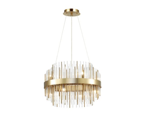 Подвесная люстра Odeon Light 4639/8 Ida золотой/металл/стекло G9 8*40 Вт