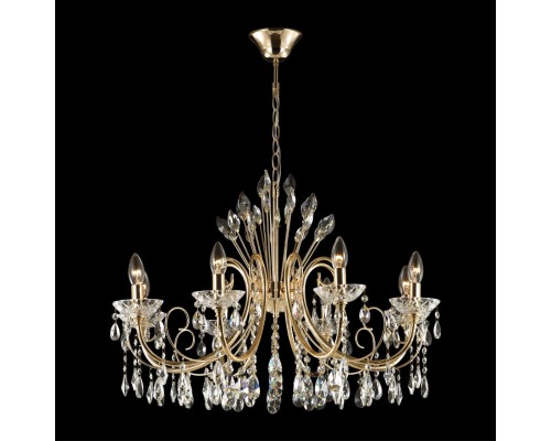 4977/8 HALL ODL23 000 золотой/хрусталь Люстра E14 8*40W VERSIA