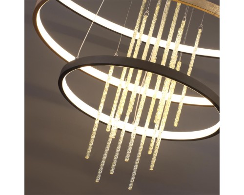 Накладной светодиодный светильник Odeon Light 3901/99L Monica золотистый/янтарный LED 113 Вт 4000K