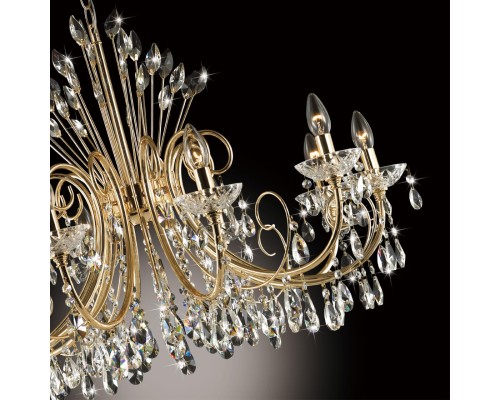 4977/10 HALL ODL23 000 золотой/хрусталь Люстра E14 10*40W VERSIA