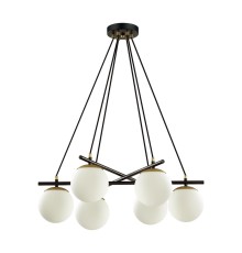 5212/6 MODERNI черный, золотой Люстра E27 6*60W 220V RANDI