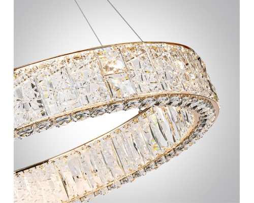 5071/100L HALL ODL24 493 золото/прозрачный/металл/хрусталь/стекло Люстра LED 100W 3700K VERSION