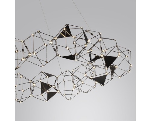 5087/68L L-VISION  черный хром/металл Люстра LED 68W 4000K 3740lm TRELLIS