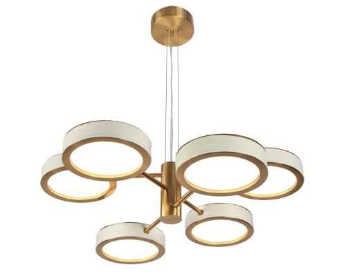 5450/99L L-VISION ODL_EX26 019 молочный/античная бронза/металл/керамика/акрил Люстра LED 99W 2000К/3000K/4000K RIVIERA