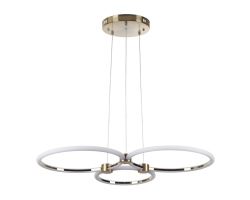 5297/80L LEDIO LN23 029 золотой Светильник подвесной LED 80W 3000-6000К 6232Лм 220V NOVA