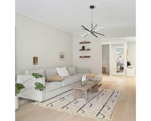 6563/60L LEDIO LN24 черный//металл/ Подвесной светильник 4000K LED 60W 220V PARKER