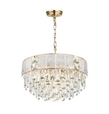 5070/11 HALL (В 2-Х КОРОБКАХ) ODL24 499 золото/прозрачный/матовый/металл/хрусталь/стекло Люстра E14 11*40W FIESTA