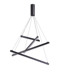 Подвесной светодиодный светильник Odeon Light 3860/48B Cometa черный LED 48 Вт 3000K