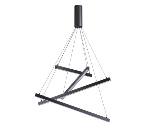 Подвесной светодиодный светильник Odeon Light 3860/48B Cometa черный LED 48 Вт 3000K