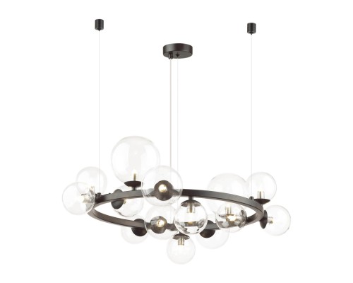 4818/14 MODERN ODL21 199 черный/прозрачный Люстра G9 14*40W TOVI