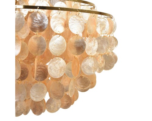 8386/6 MODERNI LN26 140 бронза/перламутровый, металл/ракушка Люстра E14 6*40W 220V SHELLA