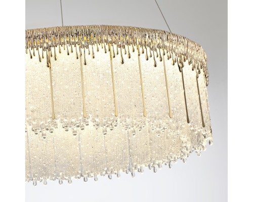 5091/80L L-VISION ODL25 563 золотой/стекло Люстра LED 80W 3700K 6796Лм CLEO