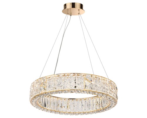 5071/70L HALL ODL24 493 золото/прозрачный/металл/хрусталь/стекло Люстра LED 70W 3700K VERSION