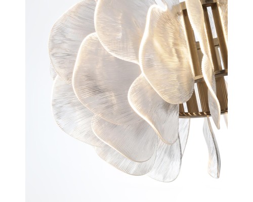 5089/115L L-VISION ODL25 559 под латунь/прозрачный/акрил Люстра LED 115W 3500K 7789Лм SIAMA